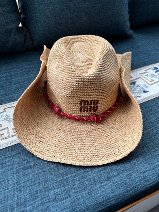 MIU MIU summer straw hat main image 6